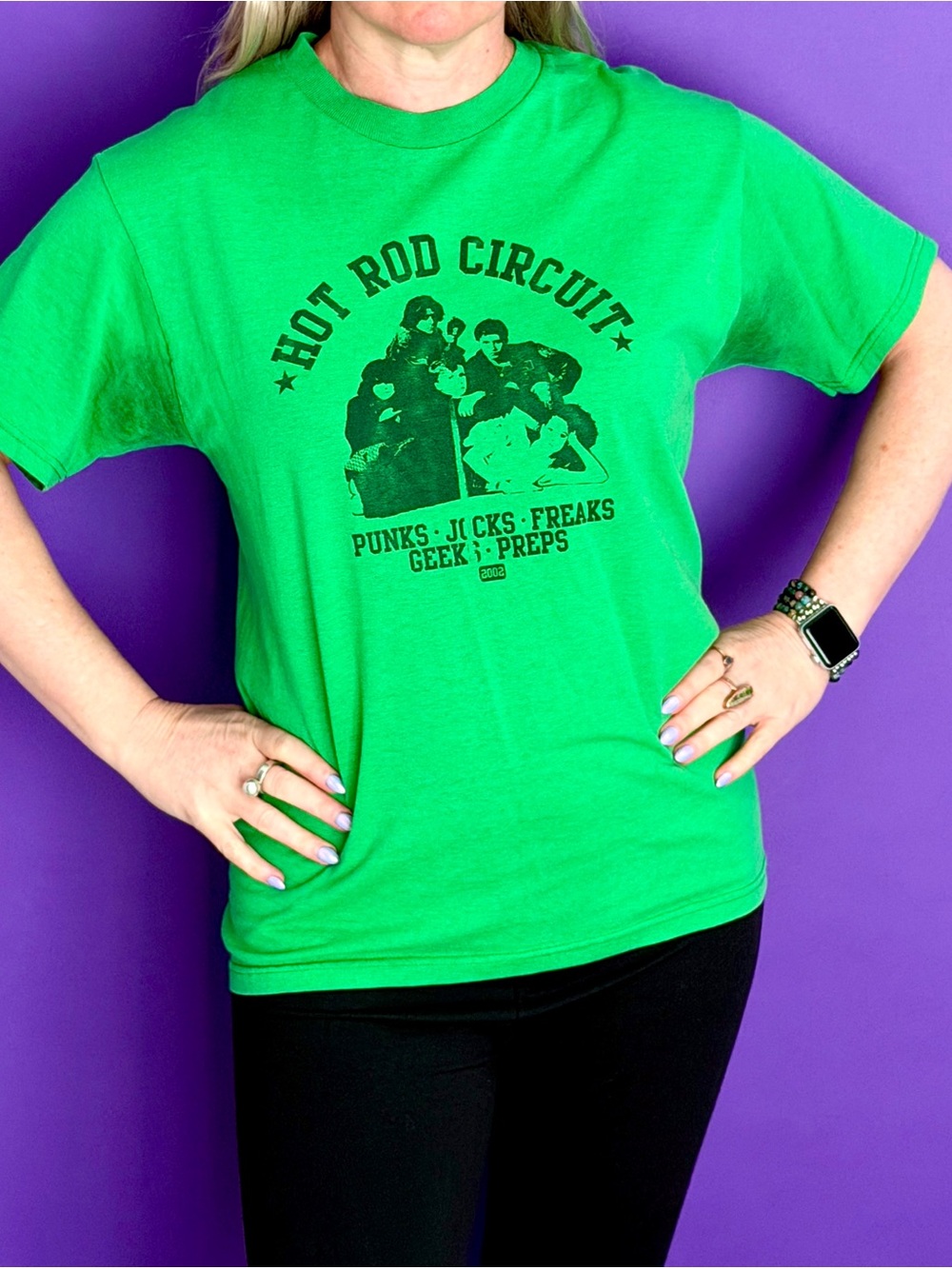 Hot Rod Circuit Vintage 2002 Graphic Tee
 Unisex Size M